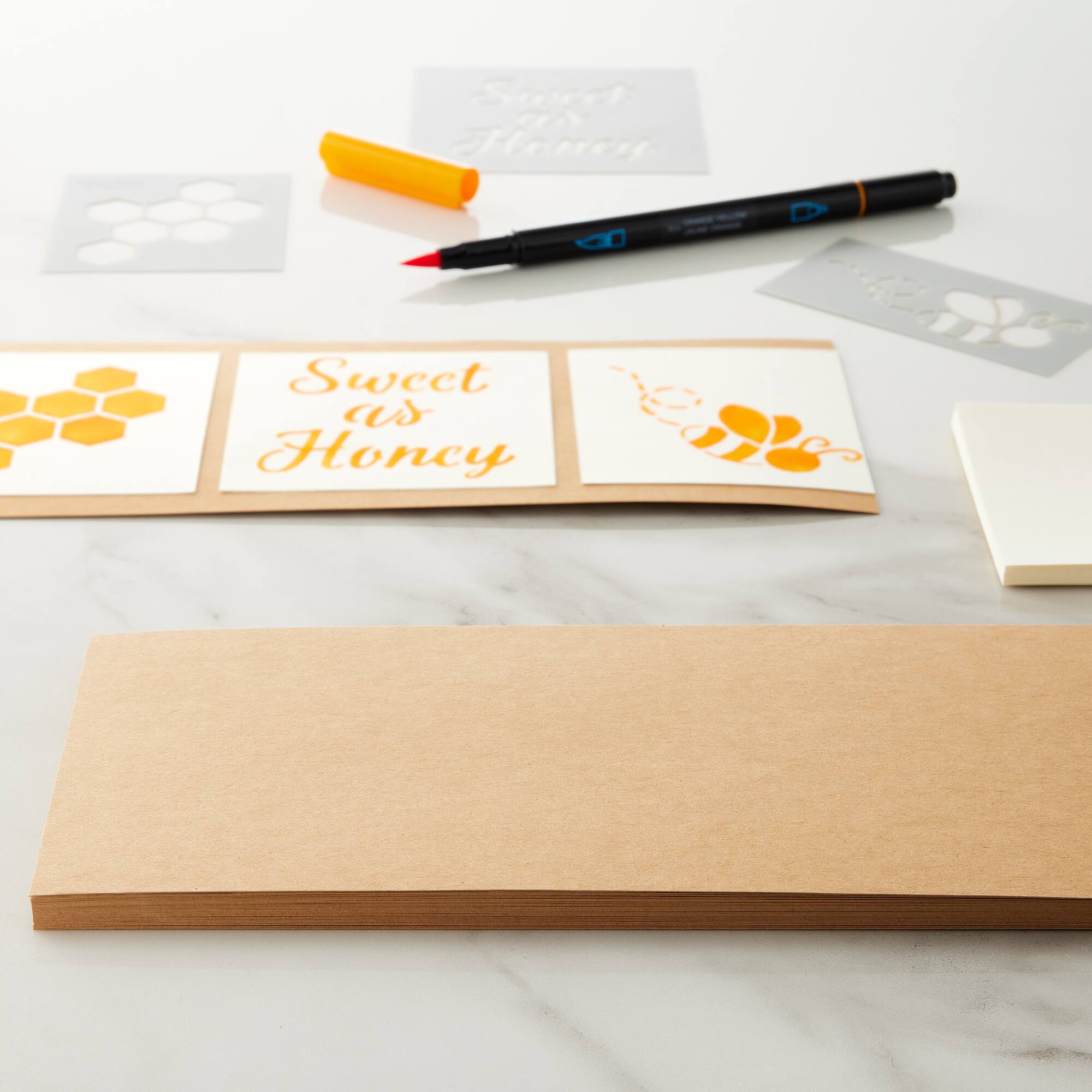 Kraft 3.75" x 8.8" Cardstock Paper by Recollections™, 100 Sheets